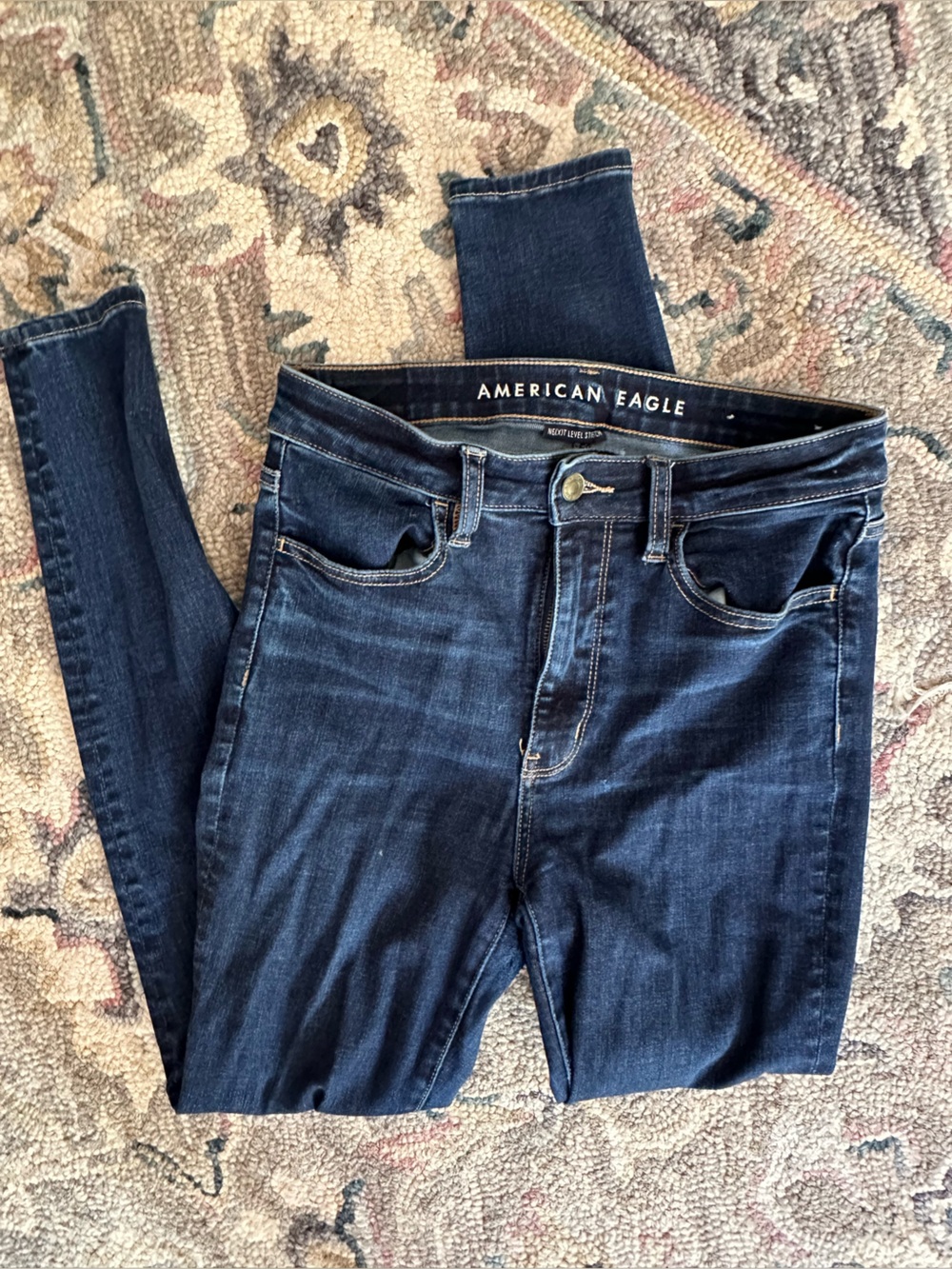 American Eagle Outfitters Dark Indigo Skinny Jeans